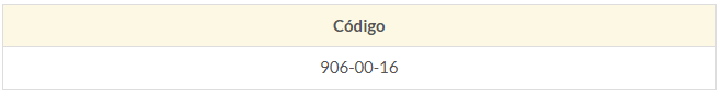 Tabla de medidas